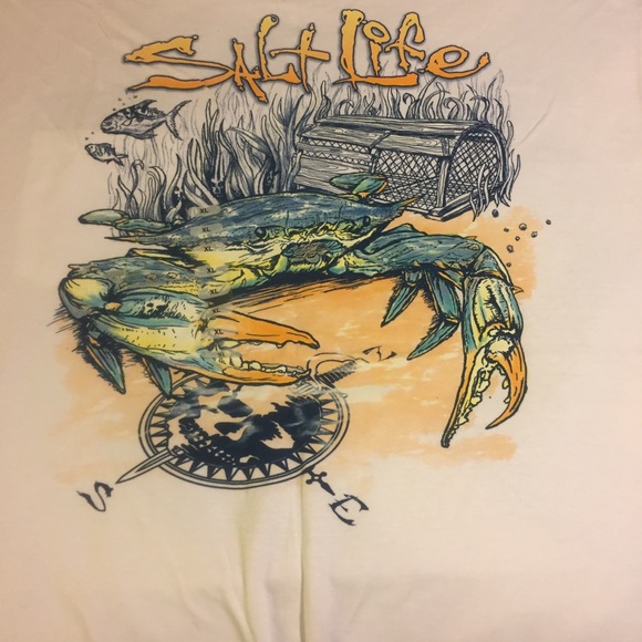 Salt Life Blue Crab Shirt | Poshmark